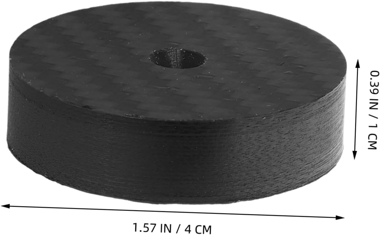 Vaguelly Carbon Fiber Shock Absorbing Foot Pegs for Speakers Isolation Pads Audio Isolation Feet for Monitor Speaker Vibration Reduction Pad Stand