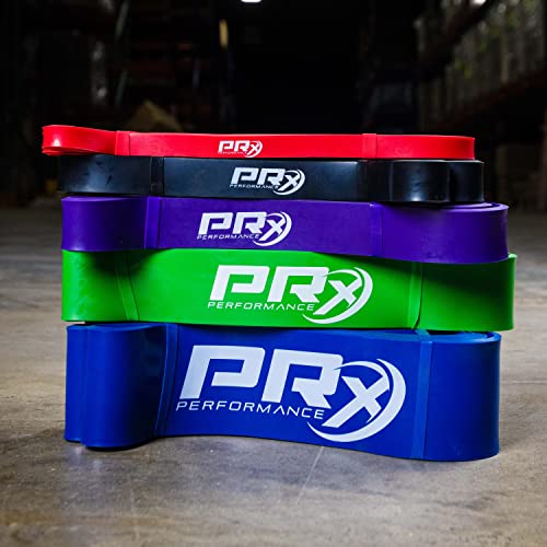 Prx Performance - Blue Mobility Band, Resistance & Stretch Band - Perfect For Assisted Pull-Ups, Chin Ups, Muscle Ups, Power Lifting, Physical Therapy & Fitness Programs - 2-1/2" 65-175Lbs #TOP2