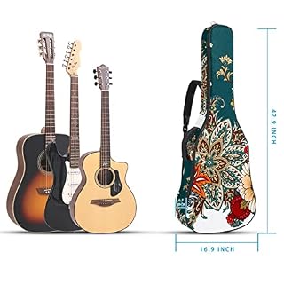 Gook-Luck-Birds Housse de transport rembourrée imperméable Oxford pour guitare avec bandoulière réglable - Les Beatles, Paul McCartney, John Lennon, RIngo Starr, George Harrison Gook-Luck-Birds Housse de transport rembourrée imperméable Oxford pour guitare avec bandoulière réglable – Image 5