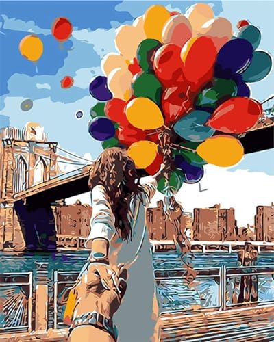 Kit de peinture sur toile 40x50 cm multicolore pour décoration d'intérieur DIY