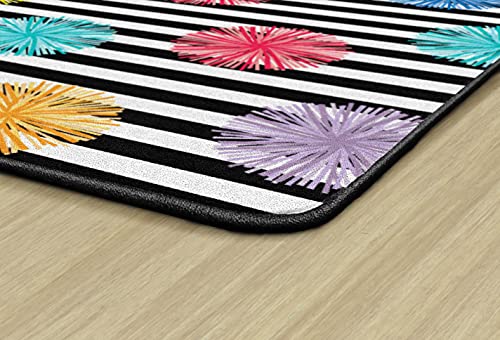 Flagship Carpets CA2010-28SG Schoolgirl Style Just Teach Poms Classroom Area Rug thumb #4