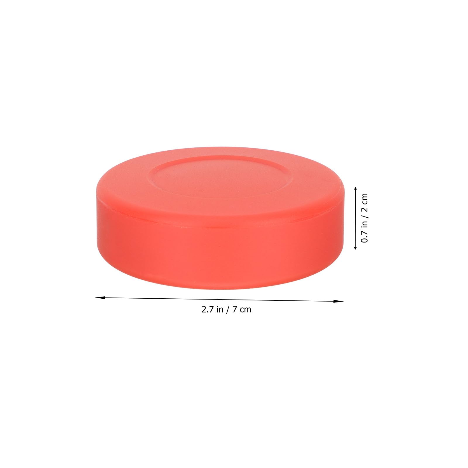 Alipis Disco da Hockey Professionale in Gomma Rossa, Set 4 Pezzi, Durezza Regolabile per Allenamento e Gare di Hockey su Ghiaccio, per Migliorare Precisione e Potenza nei Tiri