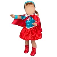Algopix Similar Product 13 - Supergirl Inspired Doll Outfit 6 pc