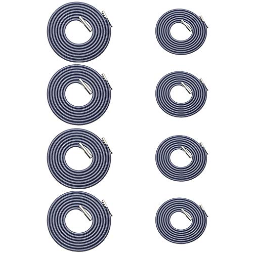 Carkio Zero Gravity Chair Replacement Cords,Gray Universal Replacement Tie Rope Laces Cords Compatible With Lounge Chair, Bungee Chair (8 Cords) #TOP7