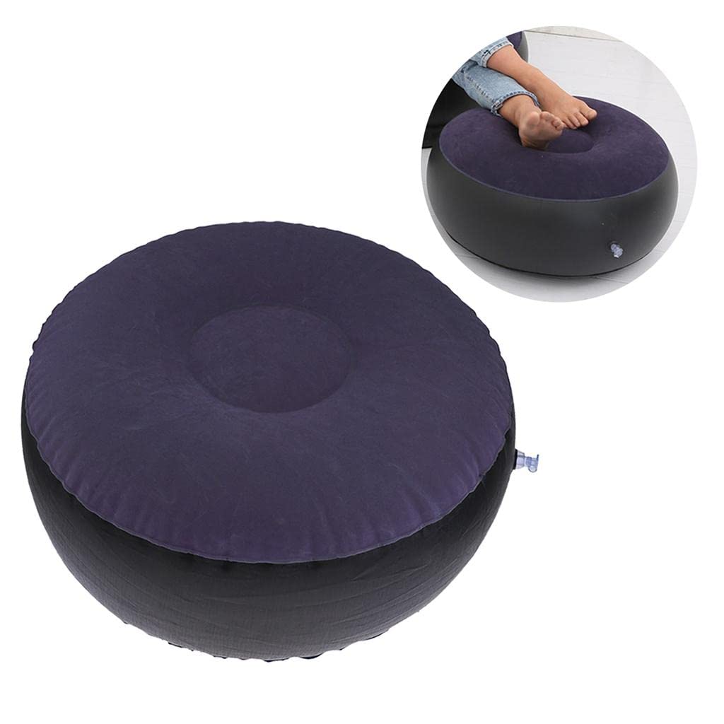 F Fityle 2er Pack Camping Reisekissen Aufblasbar Hocker Sitzkissen Outdoor Luftkissen Selbstaufblasend Campingmatte Stuhl