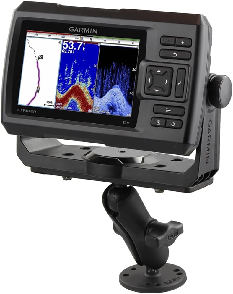 Garmin Marine Electronic Mount RAM-B-111U with Medium Arm Compatible with Select Garmin Devices