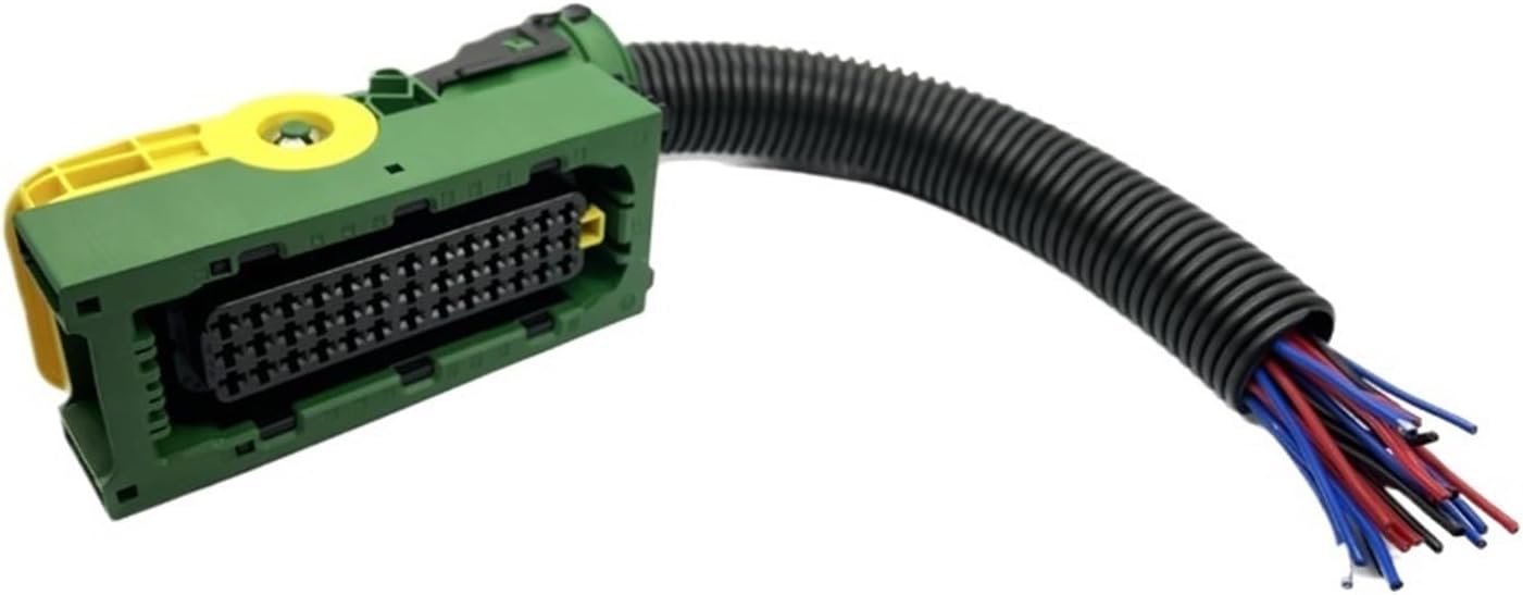 1/5 Sets 39 Pin 5-1718321-3 5-1718323-1 Auto Computer Board ECU DCU Connector 1418882-1 Plug For Truck With Line 25cm(Army green,1 set)