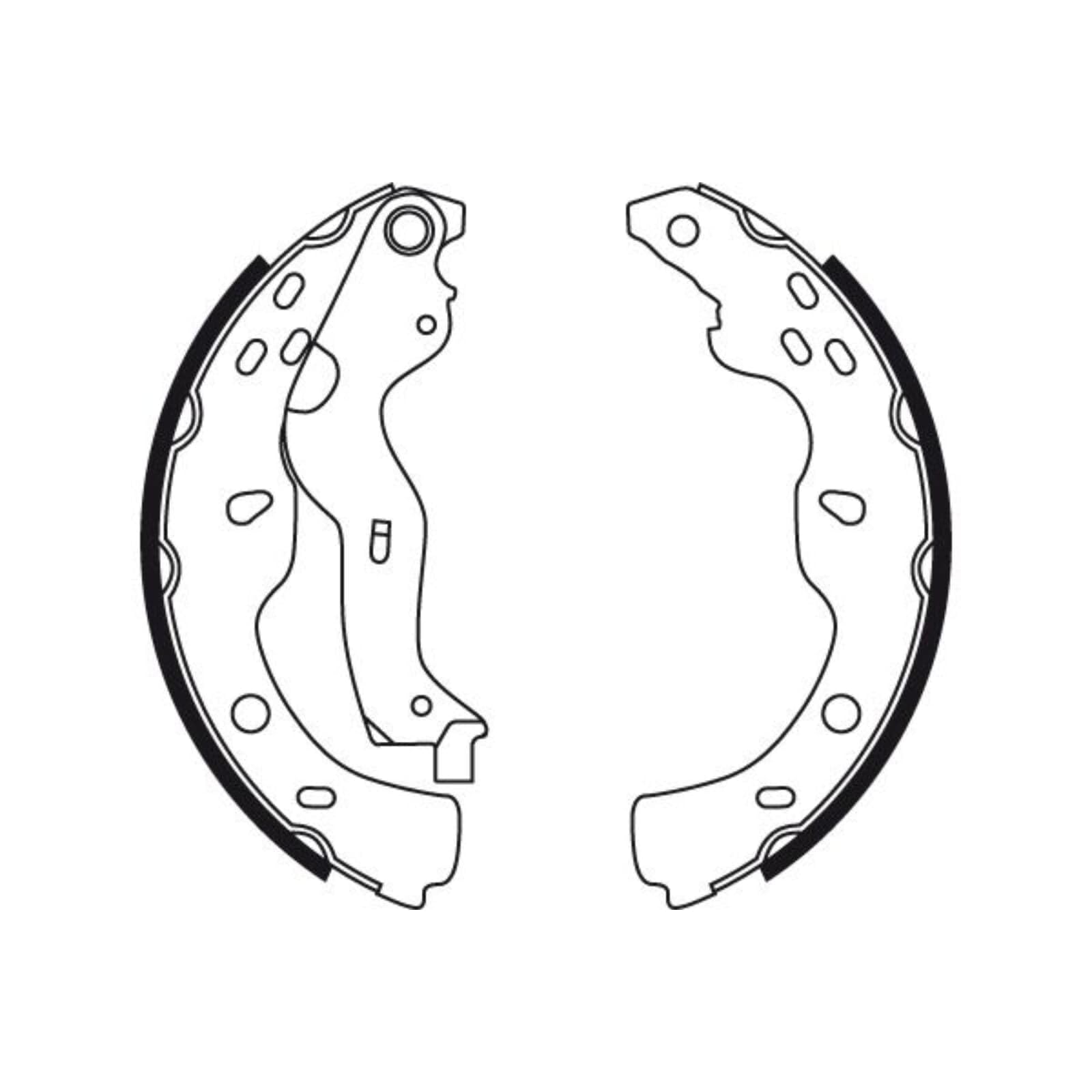 TRW BK2940 Kit ganasce freni con cilindretto freno Posteriore
