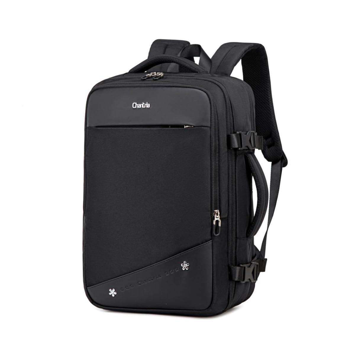 Laptop Backpack for Women, Carry On Travel Backpack with USB Charging Port, 15.6inch Laptop Backpack with Tablet Compartment Flight Approved, Water-resistant Backapck Black