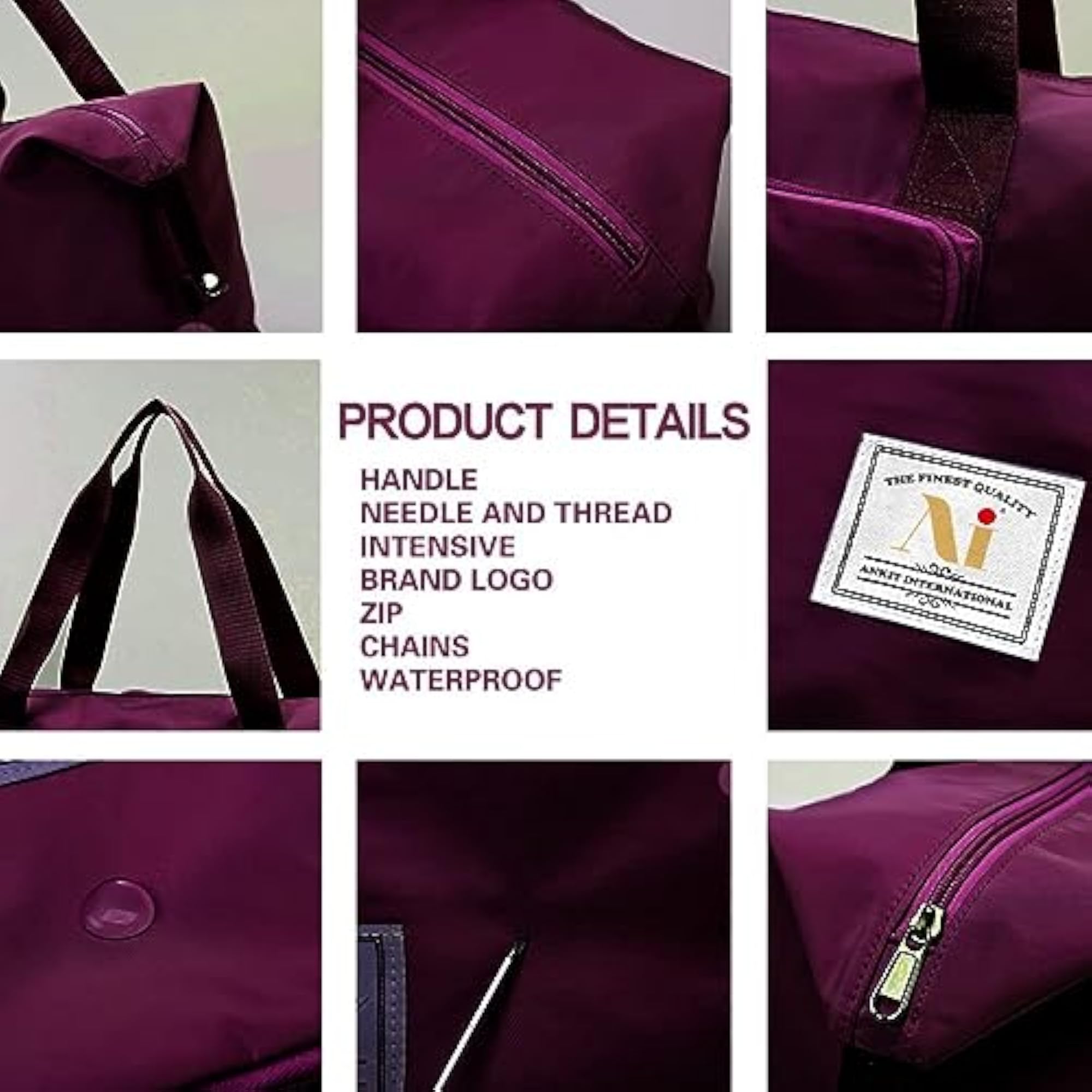 Large Capacity Foldable Duffle Bag, Waterproof
