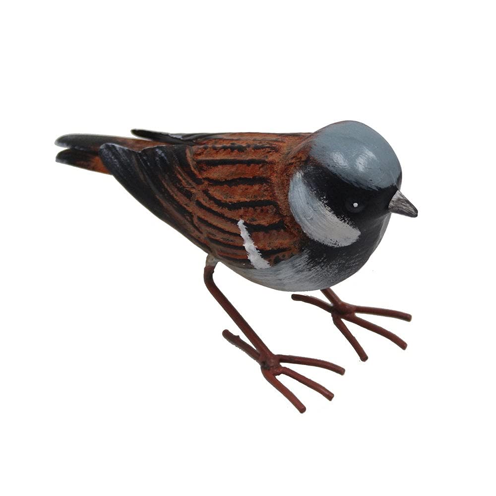 The Present Shop Primus Large Metal House Sparrow Garden Ornament PQ1476