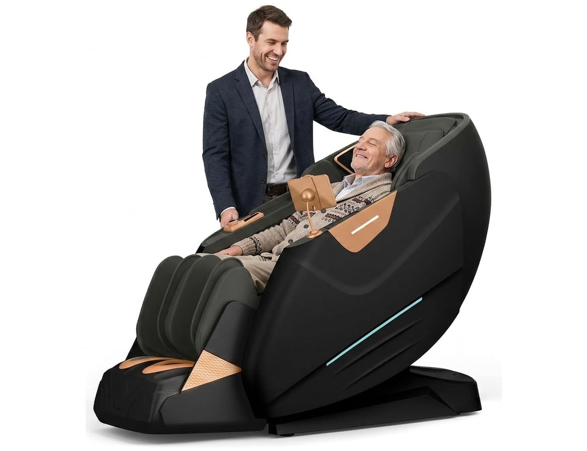 WELLMORE 5D Zero Gravity Full Body Massage Chair for Home with AI Smart Body Scan Zero Gravity Recliner Full Body Deep Tissue Massage Heat Therapy Bluetooth Speakers 5 Year Warranty discount deal