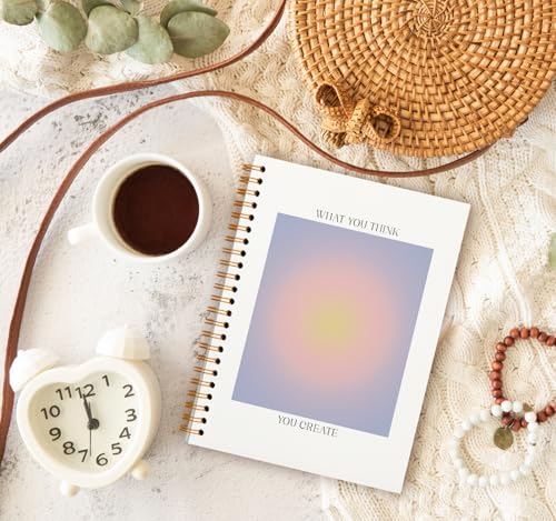 Carnet à spirale ligné pour la prise de notes esthétique des filles