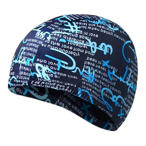 HJUGHPN Gorro de natación para adultos, gorro de natación de silicona impermeable, protector de oídos, para hombres, cabello largo, mujer, sombrero de baño de verano (09)