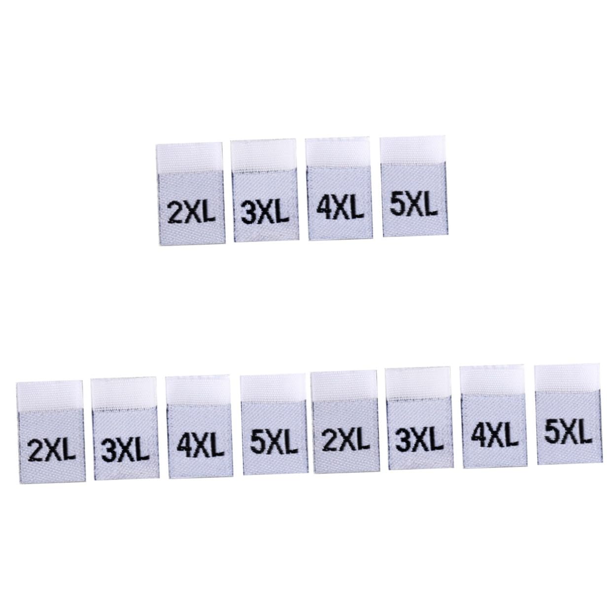 Operitacx 3 Set Di Etichette Con Nome Per Vestiti Etichette Adesive Per Taglie Di Vestiti Etichette Bianche Piegate Per Uso Domestico in Negozio 400 Pezzi*3