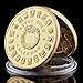 Mexico Mayan Aztec Calendar – Ancient Prophecy Collectible Coin, Durable Cultural Artifact with Protective Case