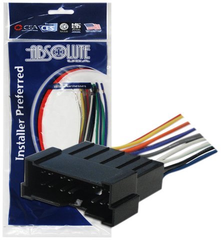 Absolute USA H1102/7301 Radio Wiring Harness for Hyundai/Kia 1999-2008 Power 4 Speaker (70-7301, HWH-1102)