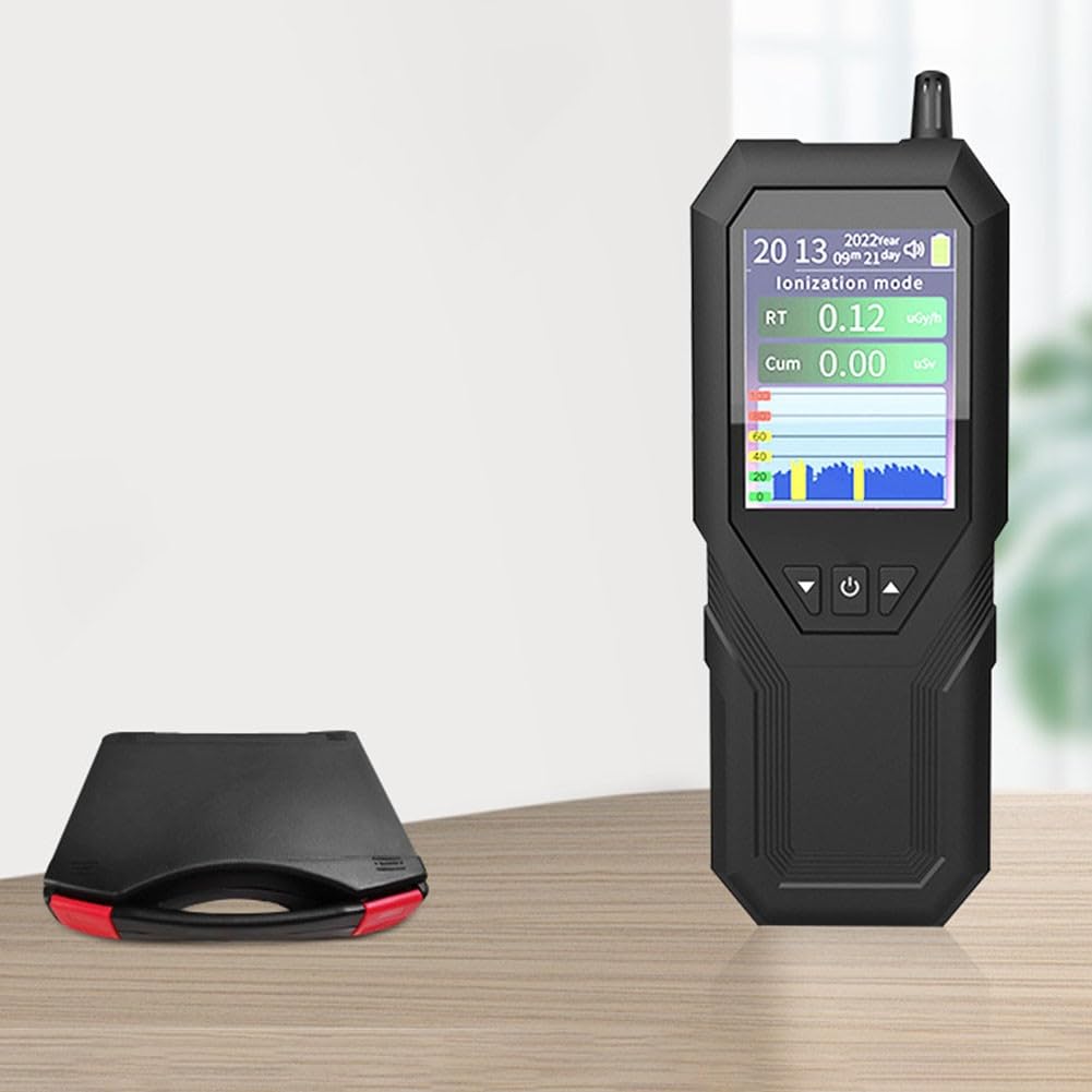 Geiger Counter Nuklearstrahlungsdetektor, verbessertes Monitor-Dosimeter, wiederaufladbar, Beta-Gamma-Röntgenstrahlung, tragbarer Handstrahlungsmonitor mit LCD-Display