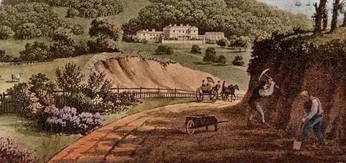 Pintura sobre lienzo de Sherringham Bower de Humphry Repton arte clasico premium