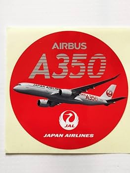 JAL Airbus A350 900 シール 記念品 Japan Airlines Airbus A350-900 JA01XJ – DRAW Decal