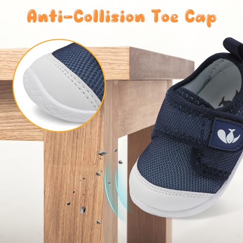 Image of FEETCITY Baby First Walking Shoes Boys Girls Infant Crib Shoes Breathable