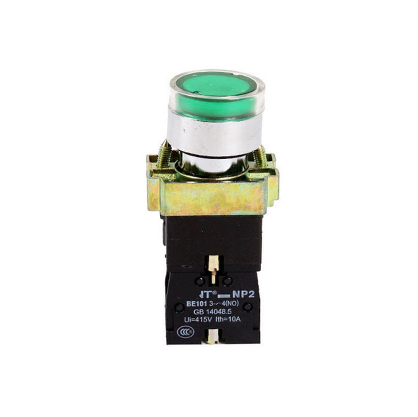 VSPPJYFG 10PCS NP2 Series NP2-BW3361 1NO LED Pushbutton Switchs