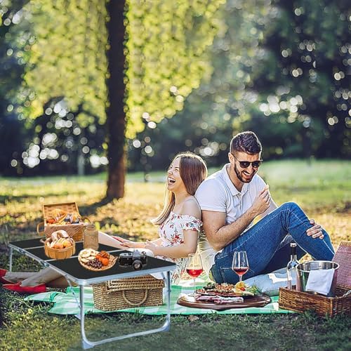 Table de camping pliable en alliage d'aluminium bureau d'extérieur