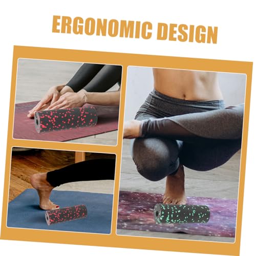 4 piezas de rodillos de espuma para relajación muscular, portátiles para fitness y masaje, alivio de tejidos profundos, entrenamiento de equilibrio y flexibilidad para entusiastas del yoga miniatura 4