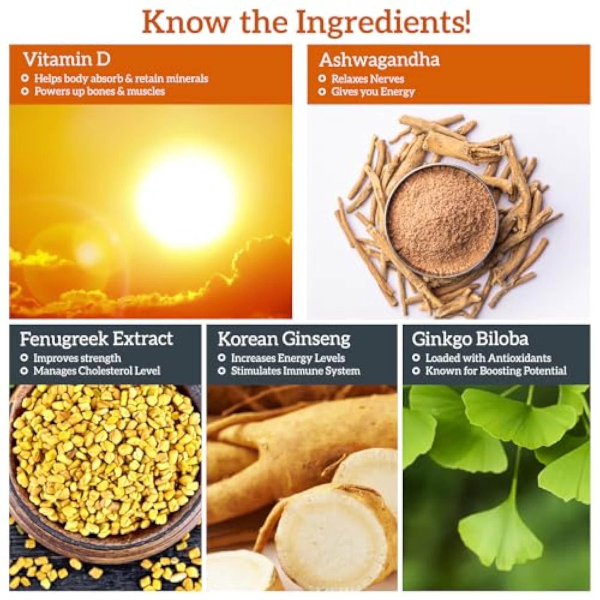 Ashwagandha & Vitamin D Energy Gummies for Performance