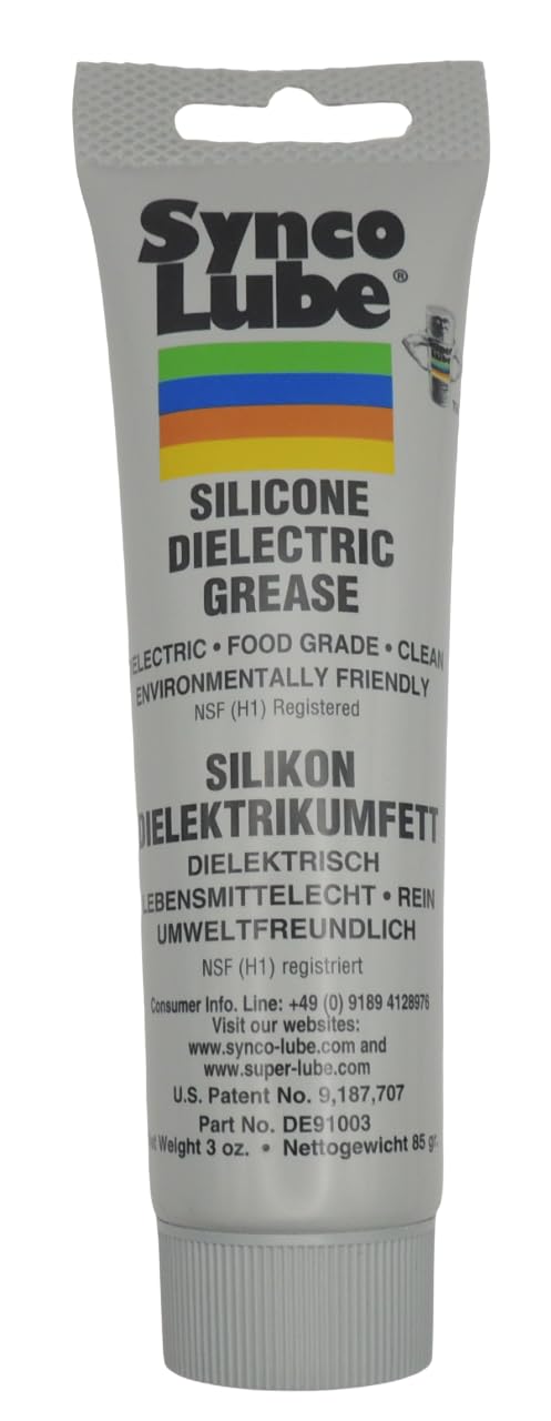 Superlube - Graisse lubrifiante au silicone Syncolon (PTFE) - Pour joints toriques et d'étanchéité (91003)