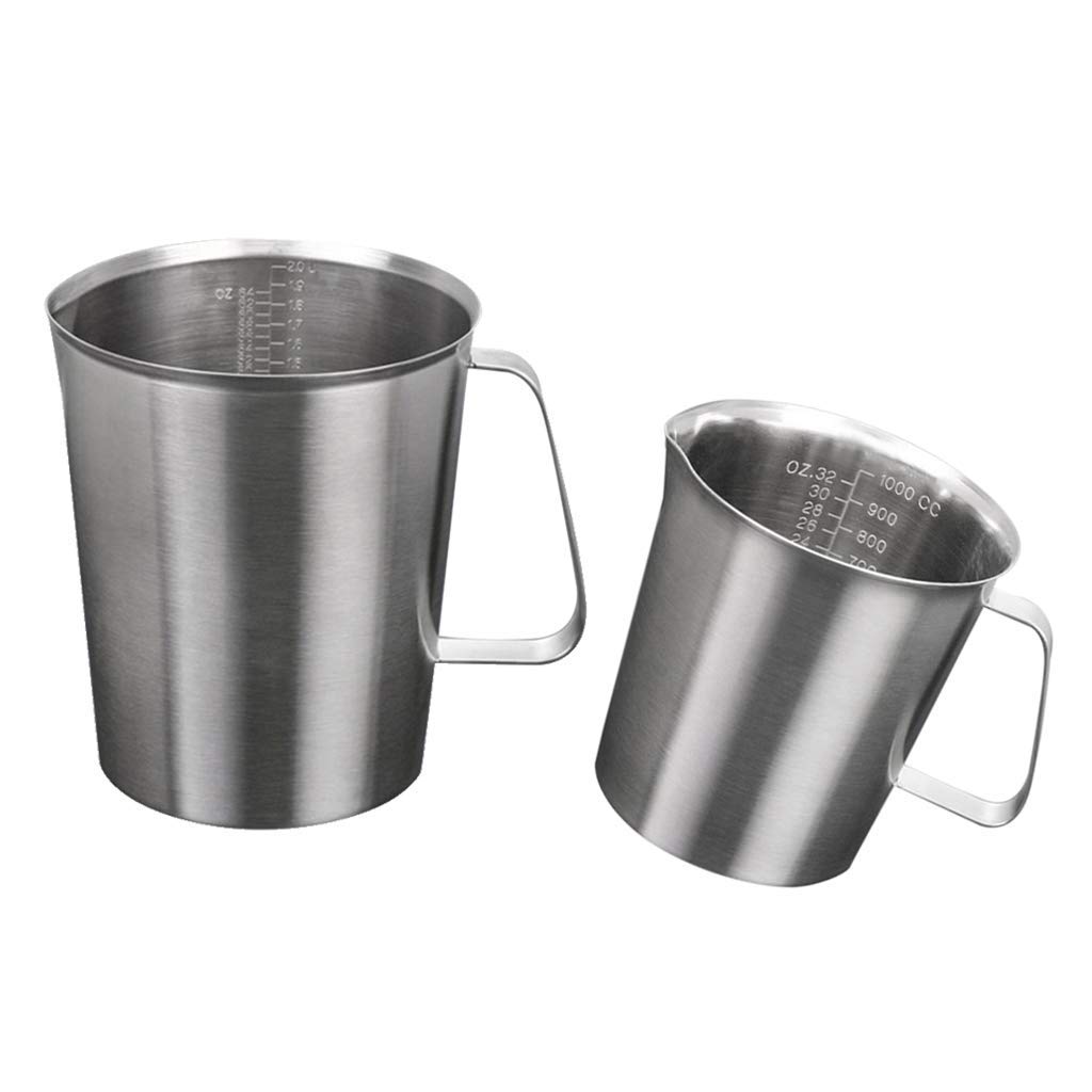 2X Chopes à Bière Tasses de Bière en Acier Inoxydable Pour Voyage Camping Vacances Pique-Nique