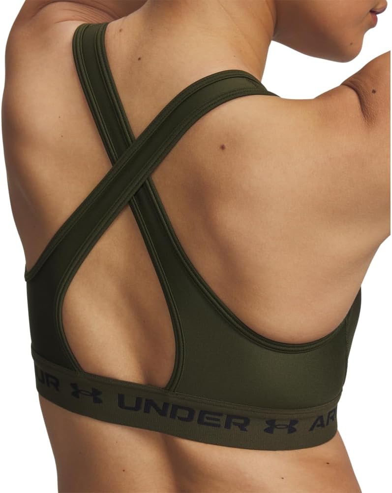 Under Armour Women’s Crossback Mid Impact Sports Bra - Image 5