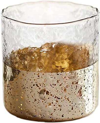 Bougeoir en cristal doré de haute qualité pour une décoration chic