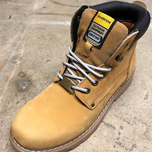 Image of 3 Pairs Heavy Duty Round Boot Laces Shoelaces for Hiking Walking Construction Safety Work Boots Shoes