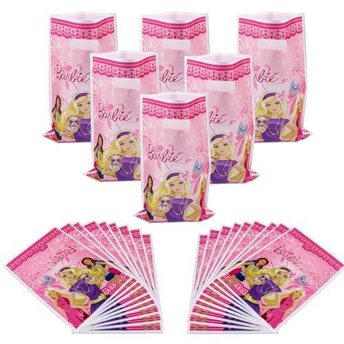 30 peças sacos de presente, sacos de presente pequenos, sacos de aniversário, sacos de presente para crianças para festas, Natal, festivais e casamentos (rosa)