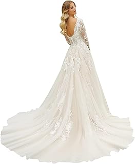 Long Sleeve Lace Wedding Dresses for Bride 2025 Satin Mermaid Tulle Long Bridal Gown for Women