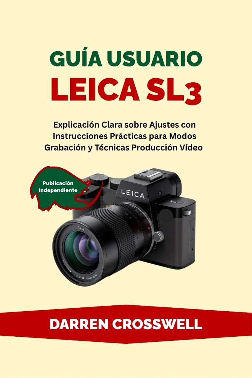 Livre d'instructions Leica SL3 en espagnol avec explications modes d'enregistrement