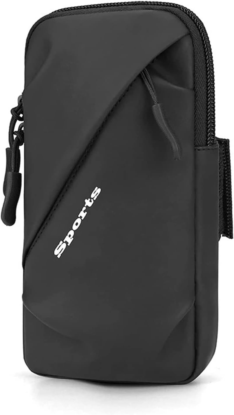 6.5Inch Phone Arm Bag Polyester Waterproof Double Layer Large Capacity Breathable Outdoor Fitness Running Cellphone Card Case (Color : D, Size : 1)