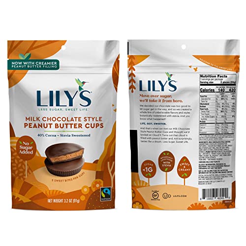Low Carb Box Featuring Lily's Sweets Chocolate Peanut Butter Cups, Almonds, Caramels And Popcorn - Stevia Sweetened, Low-Carb, Keto-Friendly, Gluten-Free (4 Count) (Milk Chocolate) #TOP4
