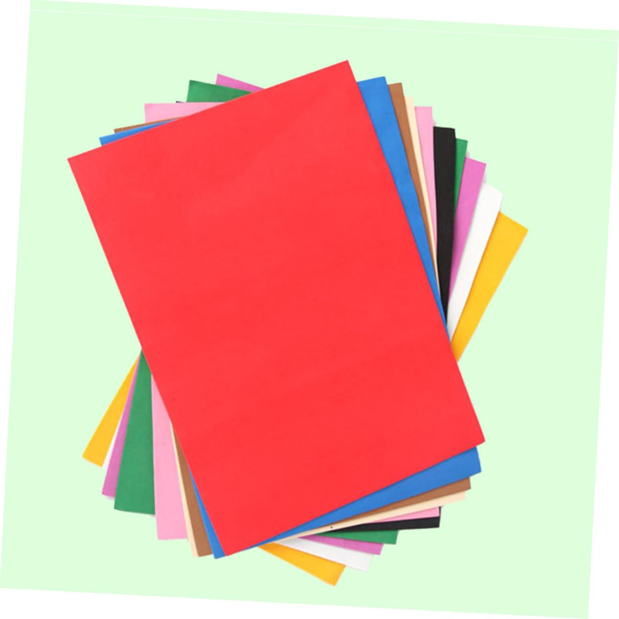 80pezzi Carta Eva Colorata per Scrapbooking e Fai Te Fogli Flessibili Non Adesivi per Creazioni Artistiche Colorate