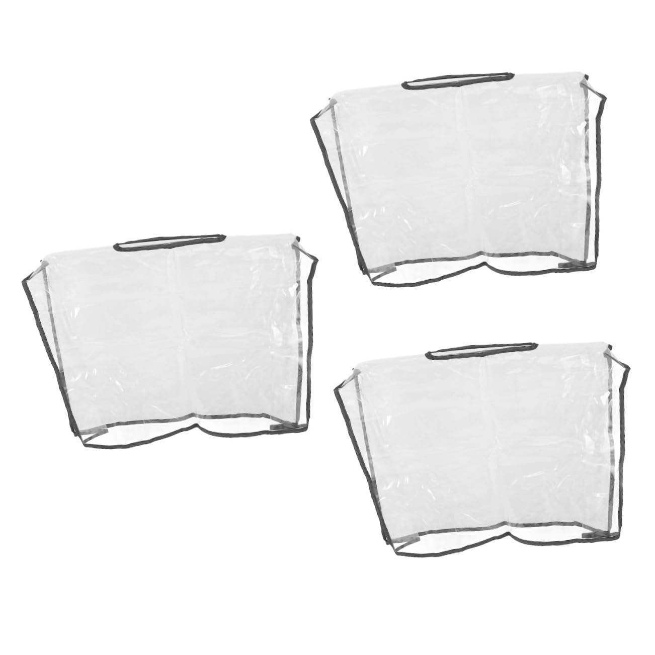 SUPVOX Chubasquero Bolso Transparente Bolsa Mochila Impermeable Transatlántico Húmedo Escapar Protector De Lluvia para Bolso Bolsos Bolso De Mano Montón De Polivinilo