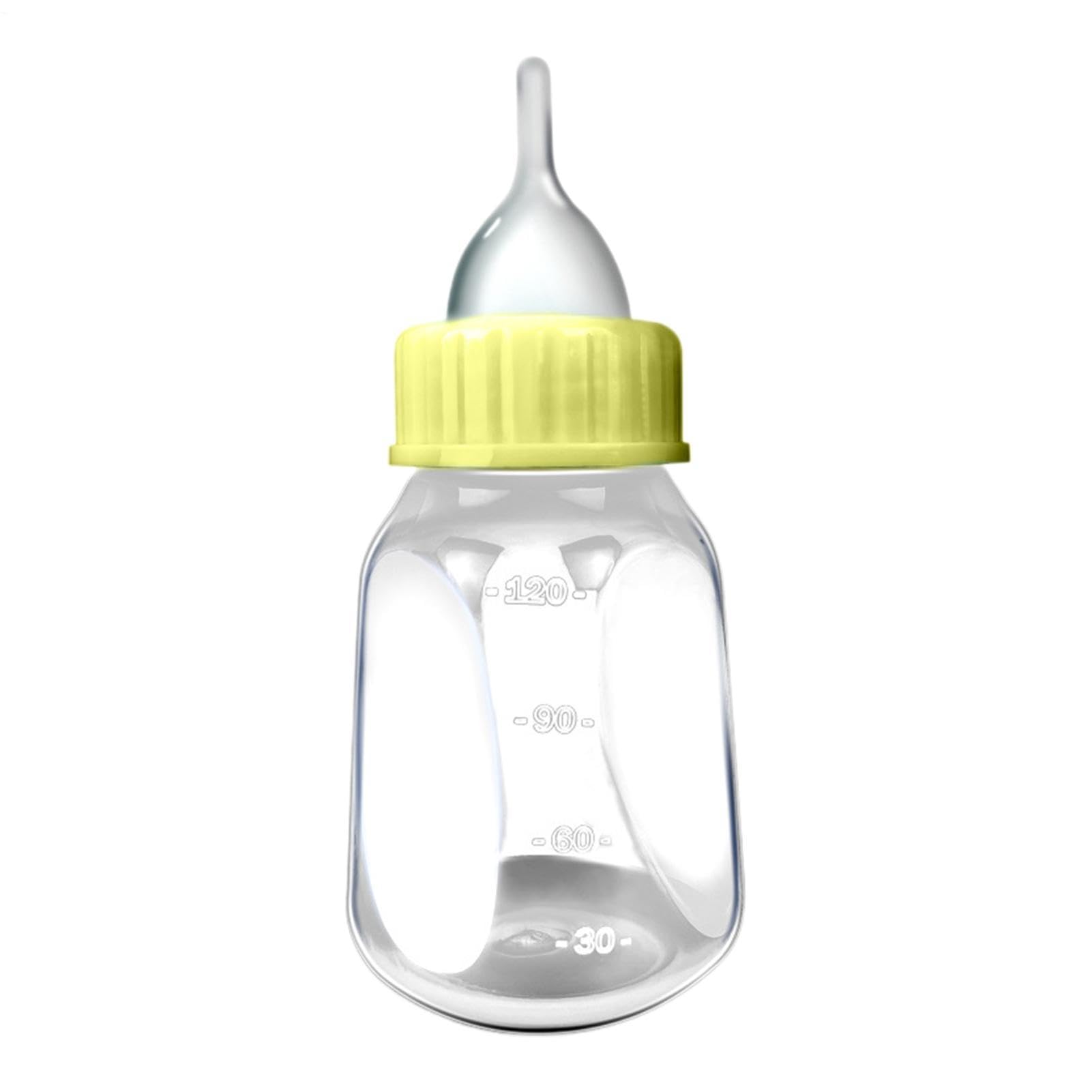 Kitten Feeding Bottles | 120ml Pet Nursing Bottle with Silicone Nipple and Clear Scale | Removable Puppy Bottles for Nursing Kittens, Rabbits, and Small Animals