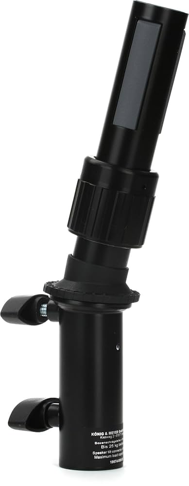 K&M スピーカーチルトコネクター 全長:370mm 黒 19674B 6g7v4d0 Amazon | K&M スピーカーチルトコネクター 全長:370mm 黒 19674B