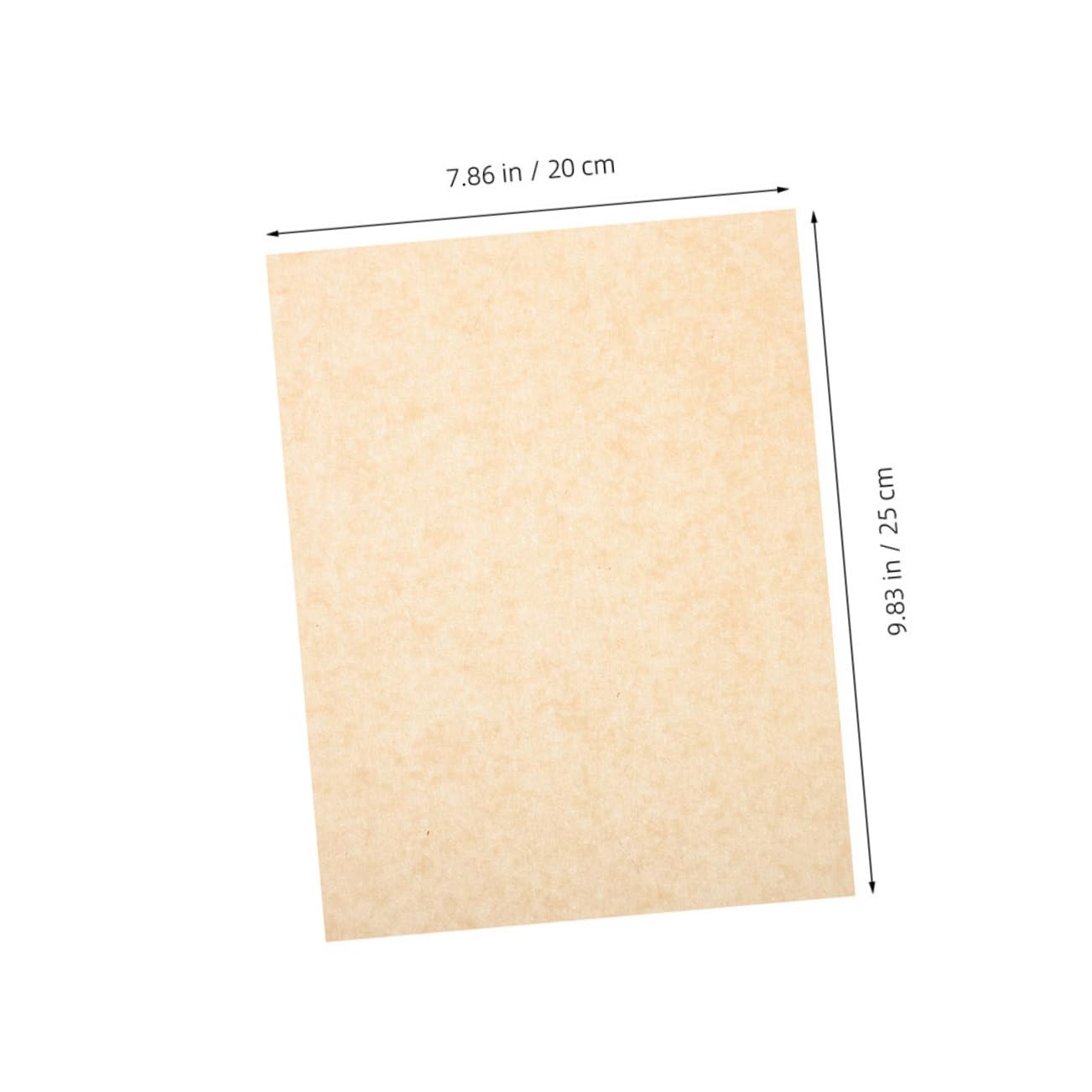 COLLBATH 500piezas Bandeja De Horno Papel Vegetal De Papel Para Hornear Almohadillas Antigrasa Para Pizza Barbacoa y Aperitivos Fritos Cocina y Exteriores
