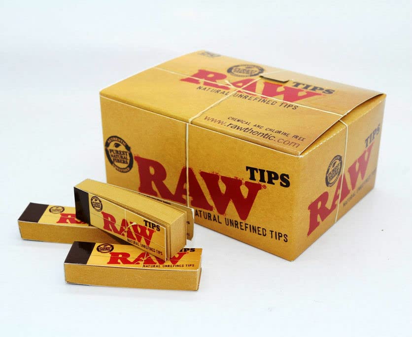 RAW RIZLA Classic King Size Slim 110MM Rolling Paper with Roach Filter Tips UK (5)