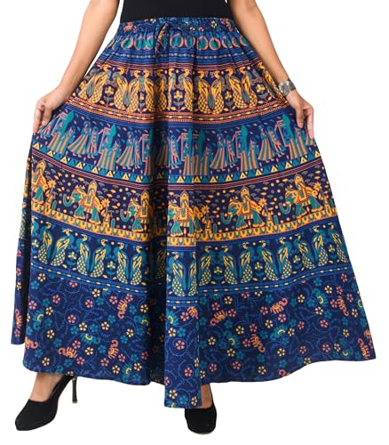 Image of Premium Cotton Skirt for Women with Pocket, Free Size