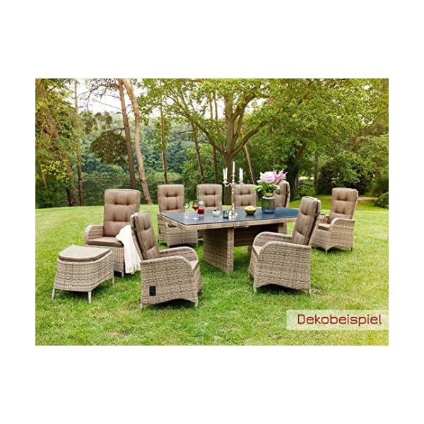 LC Garden Turin Dining Set II Natur (9-teilig)