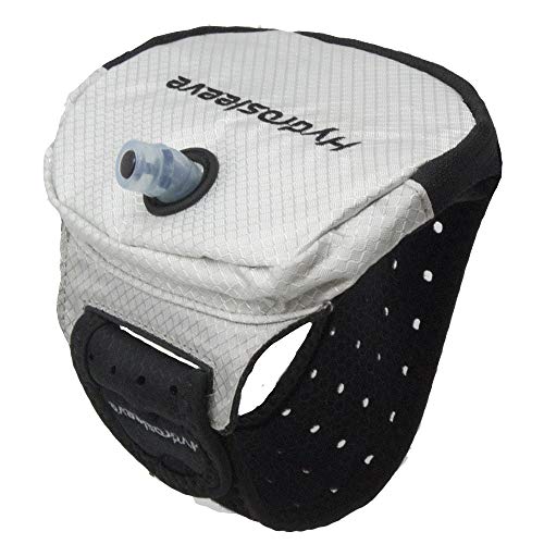 Hydrosleeve Package, Hands-Free Armband Hydration Pack and Hydration System for Runners and Athletes (Arctic White, Large)