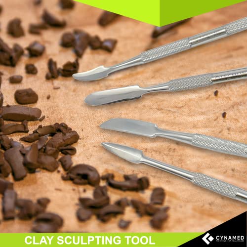 Cynamed DK Stainless Steel Spatula Wax & Clay Sculpting Tool Carver Set  thumb #7