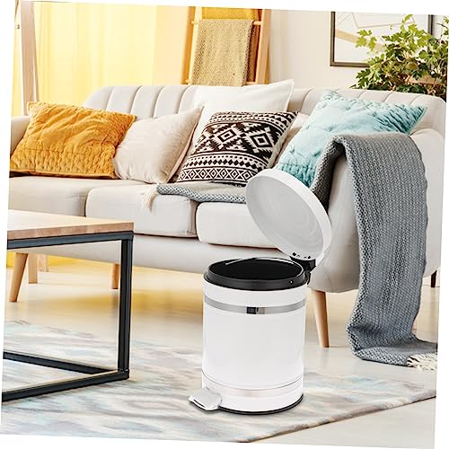 Caneca con pedal resistente de hierro para baño miniatura 3